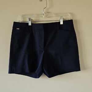 White House Black Market Navy High Waist Shorts